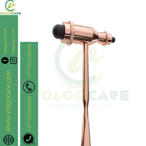 Marteau de percussion manuel en or rose 2024 avec manche à pointe en acier inoxydable pour les réponses cutanées et superficielles - Product Image 5