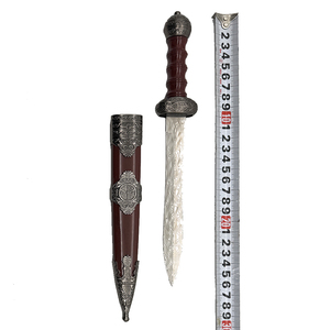 001R élite romana piccolo Gladius Pugio inciso Replica storica antiquata in acciaio al carbonio antica spada da battaglia artigianato non affilato - Product Image 6
