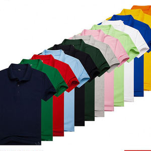 Vente en gros Polo confortable pour hommes 100% coton peigné T-shirt personnalisé multicolore à manches courtes pour hommes - Product Image 3