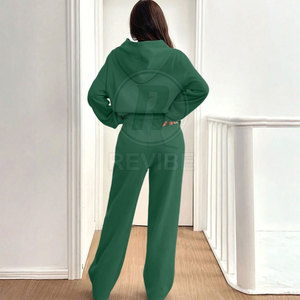 Survêtement décontracté et tendance pour femme adulte, 100 % coton, à capuche, manches longues, collection hiver 2026, qualité supérieure - Product Image 5