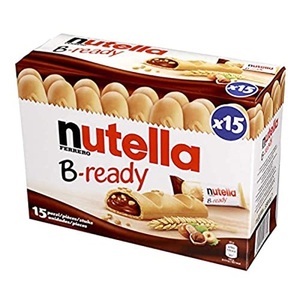 Nutella B-Ready ขนมบาร์บิสกิตเฮเซลนัท, ของขวัญช็อกโกแลตจำนวนมาก, เวเฟอร์ที่เต็มไปด้วยสเปรดเฮเซลนัท - Product Image 6