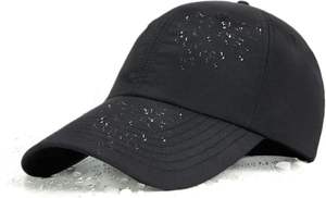 Waterproof Sport Wholesale Custom 7 Panel Flat Bill <b>Navy</b> Blue Waterproof Structured Embroidery Logo Laser Cut Hole Perforated - Product Image 2