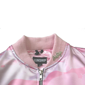 Chaqueta Bomber de alta demanda para mujer, ropa de calle, el mejor diseño 100%, ropa de satén de alta calidad, chaqueta Bomber para mujer - Product Image 3