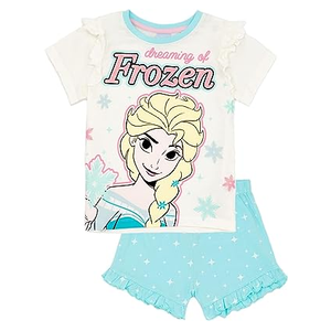 Nouveau style de vêtements pour filles personnalisés au design tendance Ensemble d'été à manches courtes t-shirt pantalon robe 2 pièces prix de gros - Product Image 2
