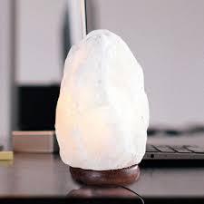 Eco-Friendly Carved <b>Himalayan</b> White <b>Salt</b> <b>Lamp</b> with Cord & <b>Bulb</b> Home Decor Whole Sale Price Available Natural Crafts - Product Image 2