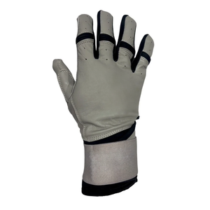 Gants de frappeur de baseball verts et noirs à double sangle réglables et respirants personnalisés à vendre à prix bas - Product Image 3