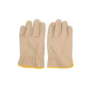 Prix usine cuir de vachette hommes travail gants de sécurité construction industrielle sécurité conducteur gants - Product Image 2