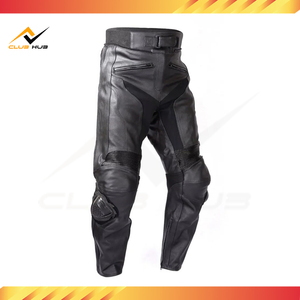 Pantalones de Cuero para Motociclismo de Invierno, Transpirables, de Manga Larga, Personalizables, con Costuras Resistentes, de Club Hub Industries - Product Image 6