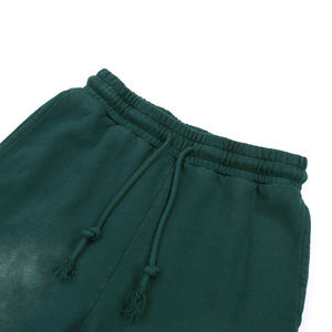 กางเกงวอร์มขาตรงสำหรับผู้ชายกางเกงสเวตเตอร์ขาบานปักลายผ้าเฟรนช์เทอร์รี่ - Product Image 6