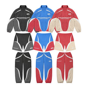 ชุดวอร์มไนลอนกันลมมีซิปสำหรับทั้งชายและหญิงเสื้อกันลมยางกันลมออกแบบได้ตามต้องการ - Product Image 1