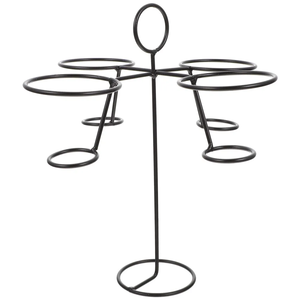 Support de cône de crème glacée en métal Ensemble de deux présentoirs de cône de crème glacée de couleur à forme ronde et au meilleur prix - Product Image 4