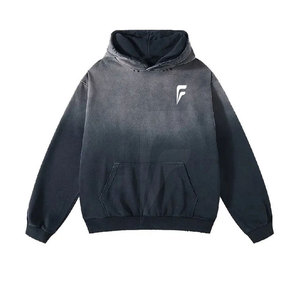 Hombres de etiqueta privada Drop Shoulder Hoodies Ligero Cómodo Hombres Drop Shoulder Hoodies para hombres - Product Image 4