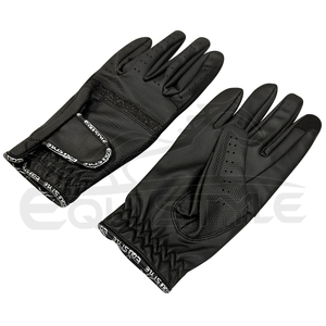 Gants d'équitation en gros personnalisables avec texte, sangle, maille scintillante et cuir PU – Gants de performance pour hommes, vente en gros - Product Image 2