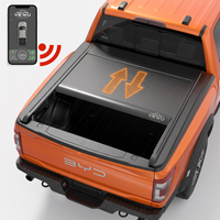 Couverture de benne électrique VEWU pour BYD SHARK 6 2024 - Couverture de benne de camionnette rétractable en alliage d'aluminium, étanche avec commande par application