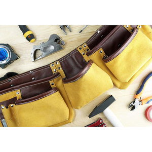 Latest Design Custom Made Organizer Worker <b>Tool</b> <b>Belt</b> Leather and Polyester Material <b>for</b> <b>Garden</b> Work Hanging <b>Tools</b> Bag <b>Belts</b> - Product Image 5