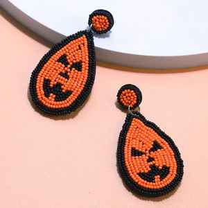 Pendientes bordados con cuentas llamativas para amantes de la moda, pendientes de cuentas bordadas hechas a mano florales para regalo de boda a bajo precio - Product Image 3