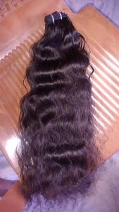 Cheveux humains indiens Remy de qualité supérieure à 100%, tissage non traité, cuticules alignées, double trame machine, qualité supérieure, imperméable - Product Image 4