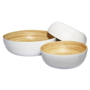 Supplier in Vietnam Natural Bamboo Bowl Handmade wooden bamboo <b>fruit</b> bowl for home decor Handmade <b>Rolled</b> Bamboo - Product Image 2