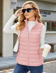 Venta Directa de Fábrica, Chaleco Acolchado con Cierre y Cuello en V, Personalizable, Transpirable, de Alta Calidad, para Hombre, Invierno, Casual - Product Image 1