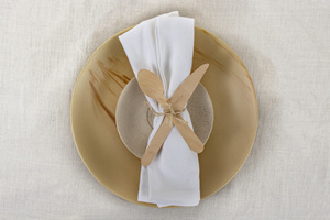 Haute qualité 100% coton moderne réutilisable jaune tissé serviettes de Table unies pour les mariages Restaurants hôtels avion et cuisine utilisation - Product Image 4