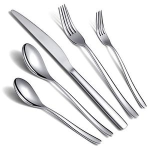 Elegant Design Stainless Steel Cutlery Set Premium Dining Utensils Hotel Restaurant <b>Tabletop</b> Food Flatware Set - Product Image 4