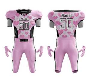 Uniforme de football américain personnalisé nouveau style en gros uniforme de football américain à séchage rapide uniforme de football américain respirant - Product Image 1