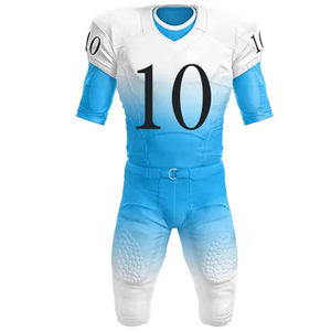 El mejor diseño Conjuntos de uniformes de fútbol americano Transpirable Transferencia de calor Impreso Ropa deportiva La mejor calidad - Product Image 1
