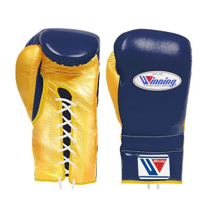 Nouveau ensemble de boxe gagnant en cuir véritable avec logo personnalisé ensemble de gants de boxe orange personnalisé - Product Image 1