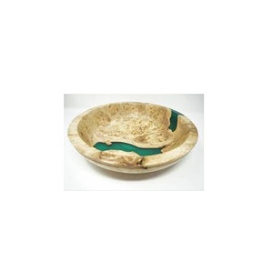 Plat de service en bois hautement poli, simple et élégant, forme personnalisable, pour fruits/bol, usage polyvalent - Product Image 2