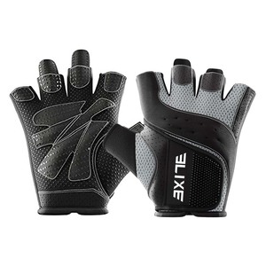 ถุงมือยกน้ำหนัก ELIXE SPORTS สำหรับทุกเพศ ผลิตจากโพลีเอสเตอร์ กันลื่น ระบายอากาศได้ดี พร้อมที่รัดข้อมือแบบตะขอและห่วง - Product Image 3