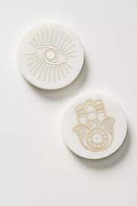 Trusted Manufacturer <b>Marble</b> <b>Coaster</b> Set With Artistic Finish Perfect For Country Style Homes And Traditional Kitchen - Product Image 3