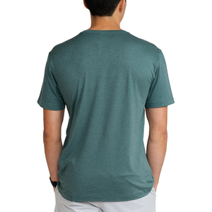 Nuevas camisetas de algodón tejidas lisas personalizadas de OEM para hombre, ropa de manga corta de talla grande, logotipo de marca impreso directo de fábrica de Bangladesh - Product Image 4