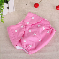 Couche-culotte bébé imperméable en tissu, réglable et lavable