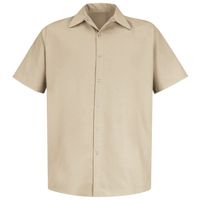 Uniforme de Trabajo Profesional Transpirable de Algodón, Servicio OEM, Logotipo Personalizado, Camisas Formales de Manga Corta para Hombre con Dos Bolsillos, Duraderas