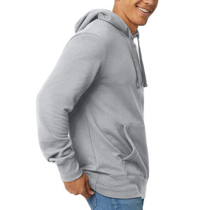 Sweat-shirts pour hommes de haute qualité, poids lourd, 100% coton molletonné, hiver, uni, anti-boulochage, sérigraphie, couleurs personnalisées, coupe classique - Product Image 5