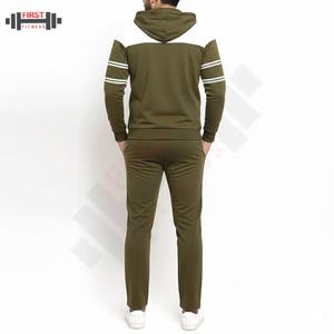 Chándal Deportivo con Cremallera para Hombre, Color Sólido, para Correr al Aire Libre en Invierno, con Logotipo Impreso Personalizado, Venta al Por Mayor - Product Image 2
