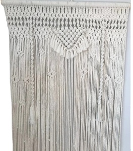 <b>Curtains</b> Handwoven Wedding Backdrop <b>Macrame</b> Door <b>Curtain</b> | Large Wedding Backdrop Wall Hanging Tapestry - Product Image 1