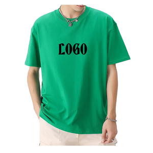 Recién llegado, camisetas de algodón 100% de estilo informal para hombre, de gran tamaño con hombros caídos, tela tejida con patrón sólido hecha en Pakistán - Product Image 4