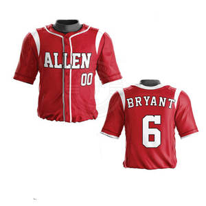 Vêtements de sport à faible MOQ, uniforme de baseball confortable, taille personnalisée, vêtements pour jeunes, uniforme de baseball - Product Image 5