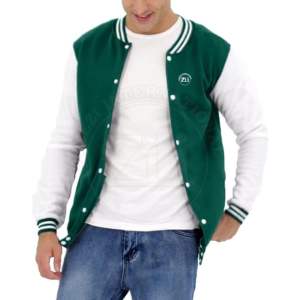 เสื้อแจ็กเก็ตบอมเบอร์แขนยาวผ้ากำมะหยี่ปักลายตามสั่งหนังฤดูหนาวไซส์ใหญ่พิเศษ - Product Image 3