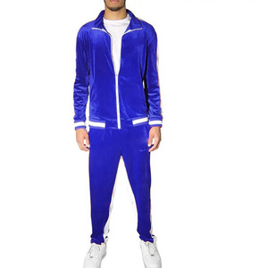 Conjunto Deportivo Personalizado con Tu Logotipo, Chándal de Terciopelo, Chándal de Lujo para Hombre - Product Image 2