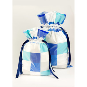 Bolsa de Regalo Resistente de Polipropileno Azul Cuadrada Martom, Tamaño Grande 40X56 - Product Image 4
