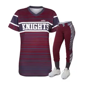 Unique Style Factory Made Softball Team Wear Softball Uniform Custom Design Softball Uniform