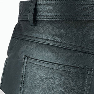 กางเกงคาร์โก้หนังผู้ชายสั่งทำพิเศษ คุณภาพสูง เอวสูง สไตล์ลำลอง สปอร์ต ระบายอากาศ แห้งเร็ว สีพื้น ย้อมสีเรียบๆ  รับสกรีนโลโก้ - Product Image 4