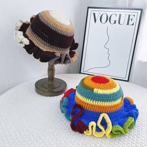 Crochet Bucket <b>Hat</b> Pattern Crochet <b>Hat</b> Pattern Crochet Ruffle <b>Hat</b> Pattern Easy Crochet <b>Hat</b> - Product Image 4