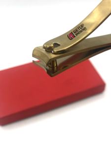 Cortadores de uñas profesionales de Plasma dorado, embalaje personalizado de acero inoxidable con su logotipo, instrumentos de belleza, novedad - Product Image 5