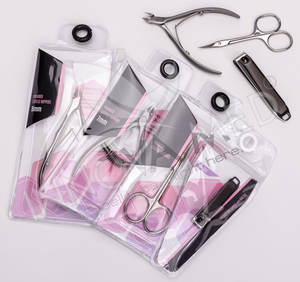 Ciseaux à cuticules en acier inoxydable écologiques pour salon de beauté, vente chaude 2026, meilleur ensemble de pinceaux de maquillage, fabrication OEM - Product Image 1