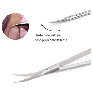 Ciseaux à ongles professionnels en acier inoxydable manucure ciseaux à cuticules lame droite personnalisée ciseaux de haute qualité - Product Image 2