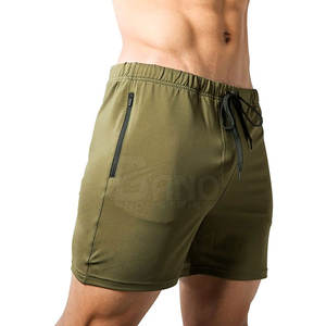 Pantalones Cortos Deportivos para Hombre, Estilo Nuevo, Alta Calidad, Cintura Elástica, Corte Medio, Color Sólido, Secado Rápido, Transpirables, de Algodón/Poliéster, para Uso en Exteriores - Product Image 6