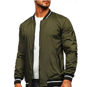 Chaqueta de bombardero de satén de moda informal para hombre, chaqueta de invierno duradera de alta calidad, precio al por mayor - Product Image 1